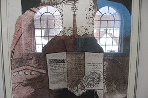 Hugenottenfest - Bad Karlshafen - Fensterspiegelung im Hugenottenmuseum